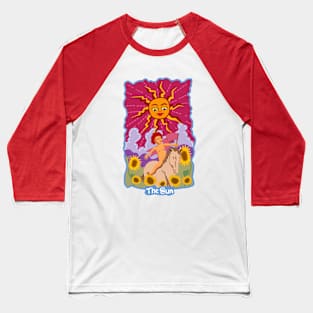 Tarot The Sun T-Shirt Mug Coffee Apparel Hoodle Sticker Gift Baseball T-Shirt